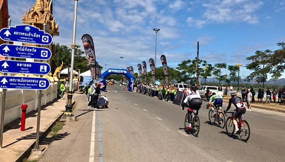 骑向湄公河 泰国东北办自行车赛发展旅游