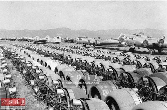 发动机堆成山！近观世界最大战机坟场
