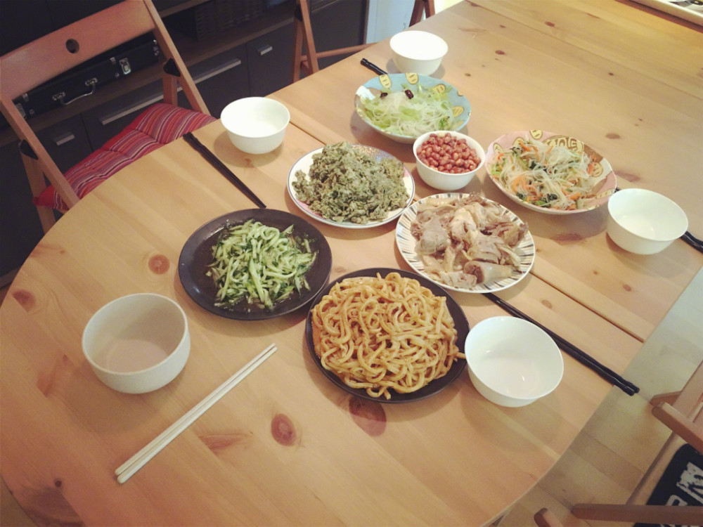 何洁到苏醒家做客